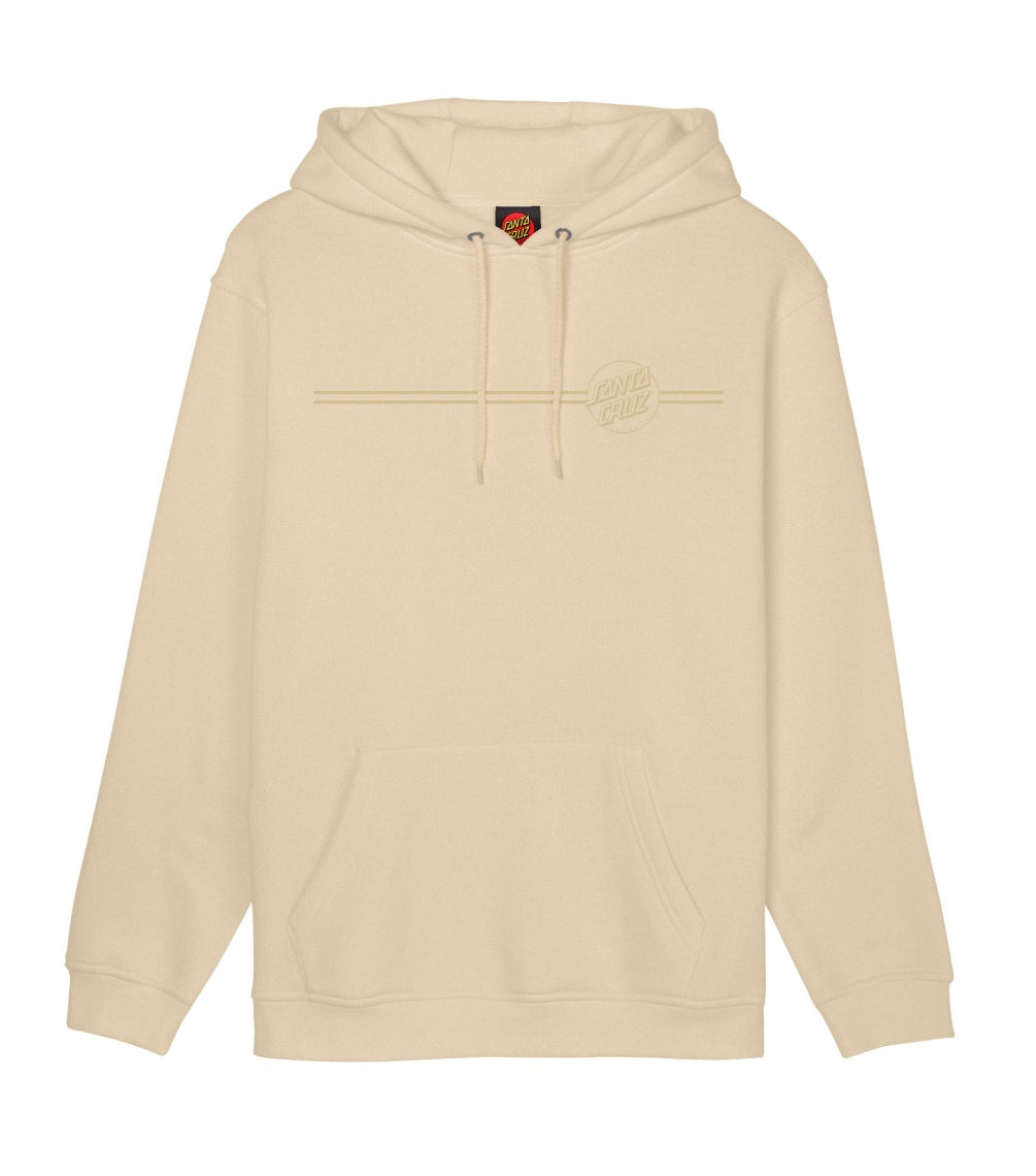 Santa Cruz Tonal Opus Dot Stripe Hoodie Vanilla