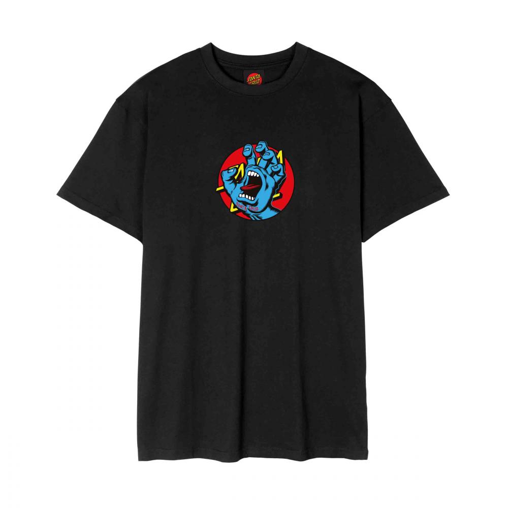 Santa Cruz Kids Hand Dot Front T-shirt Black