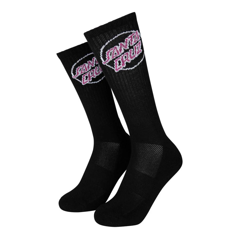 Santa Cruz Partial Dot Socks Black