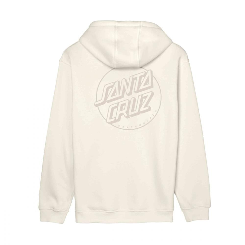 Santa Cruz Tonal Opus Dot Stripe Hoodie Unbleached