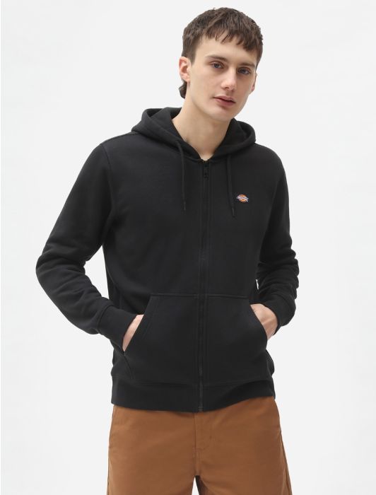 Dickies Oakport Zip Hoodie Heather Black