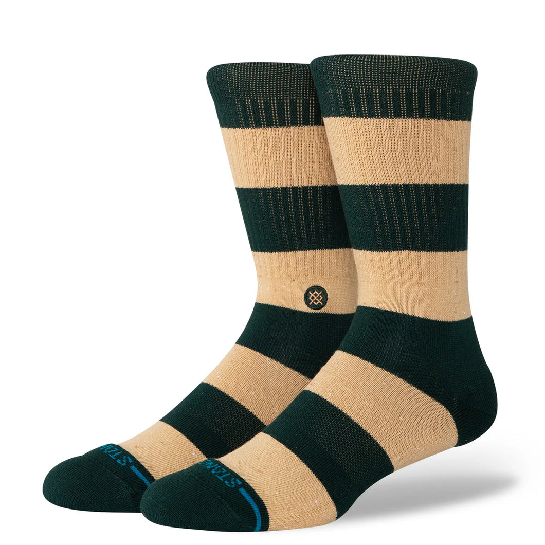 STANCE Nep Stripe Crew Socks Pine
