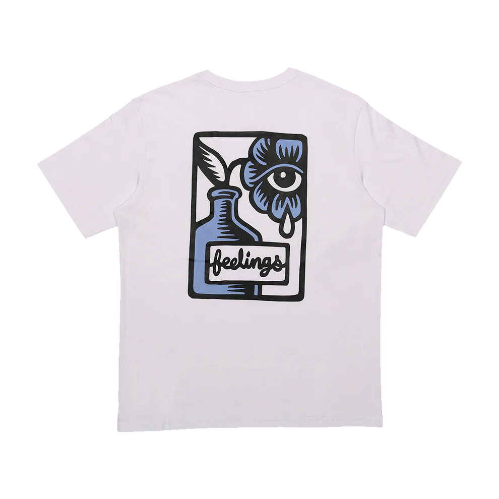 Feelings Flower Short Sleeves T-shirt White