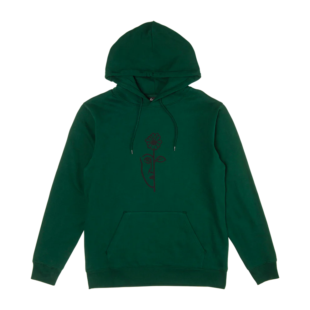 Feelings Split Hoodie Green