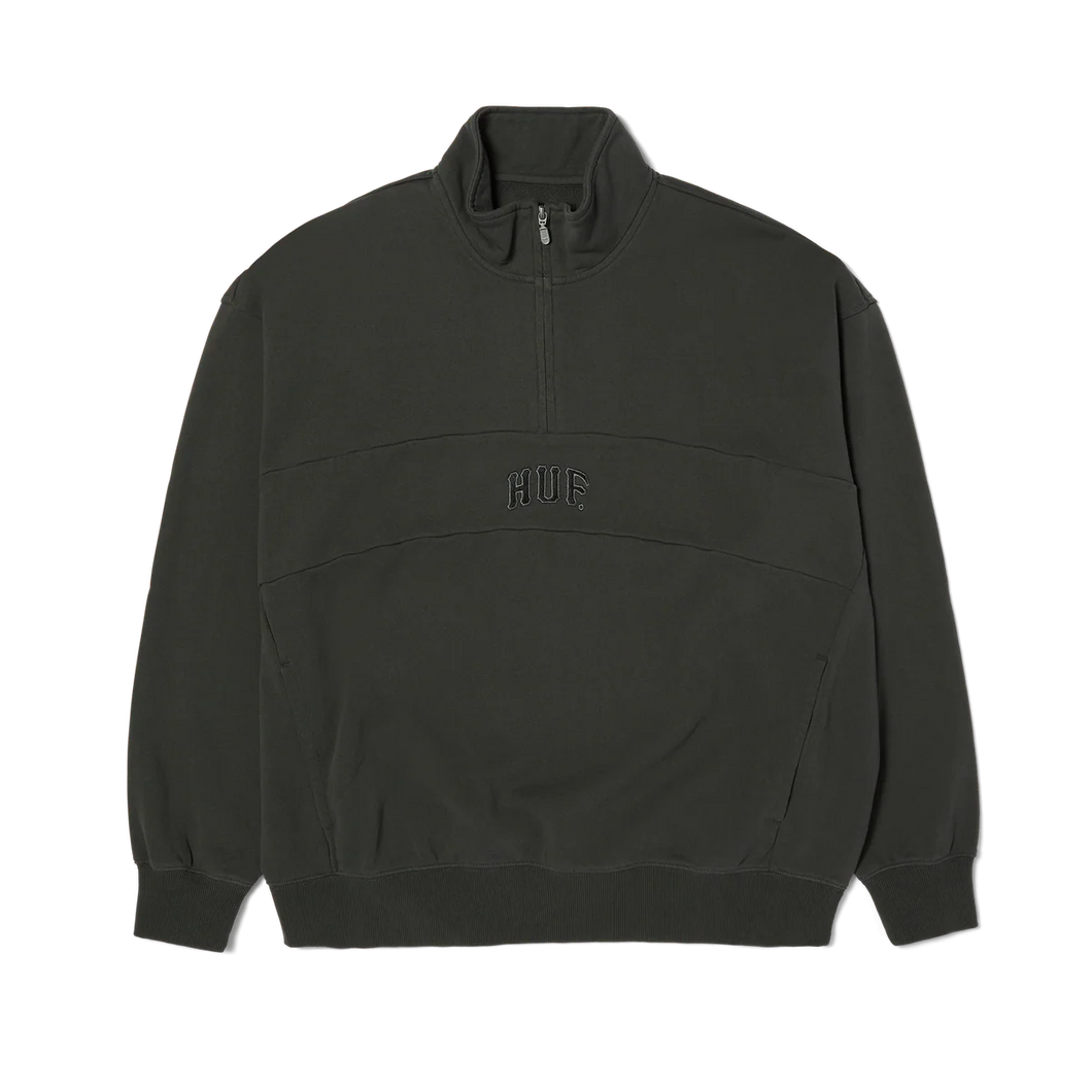 Huf Arch Enzyme 1/4 Zip Fleece Heather Grey