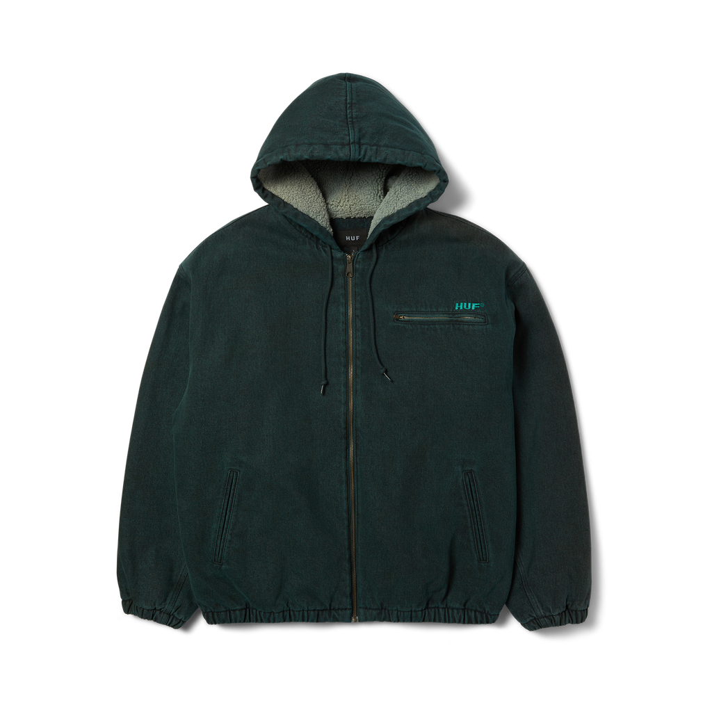 Huf What A Jungle Denim Work Jacke Evergreen