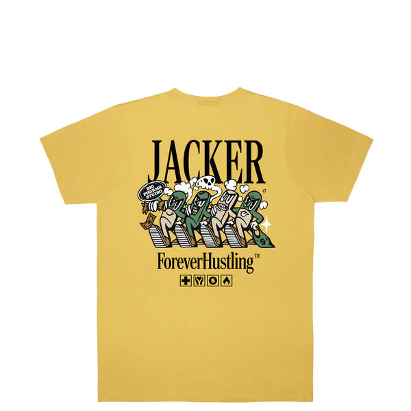 Jacker Big Pharma T-shirt Yellow