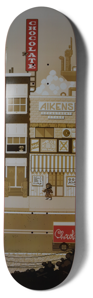 Chocolate Aikens Pixel City Deck 8