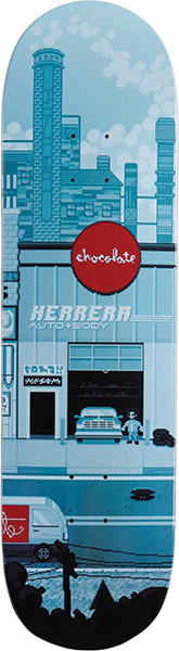 Chocolate Herrera Pixel City Deck 8.5