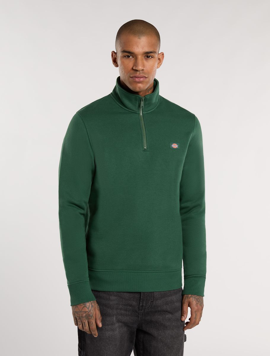 Dickies Oakport Quarter Zip Pinegreen