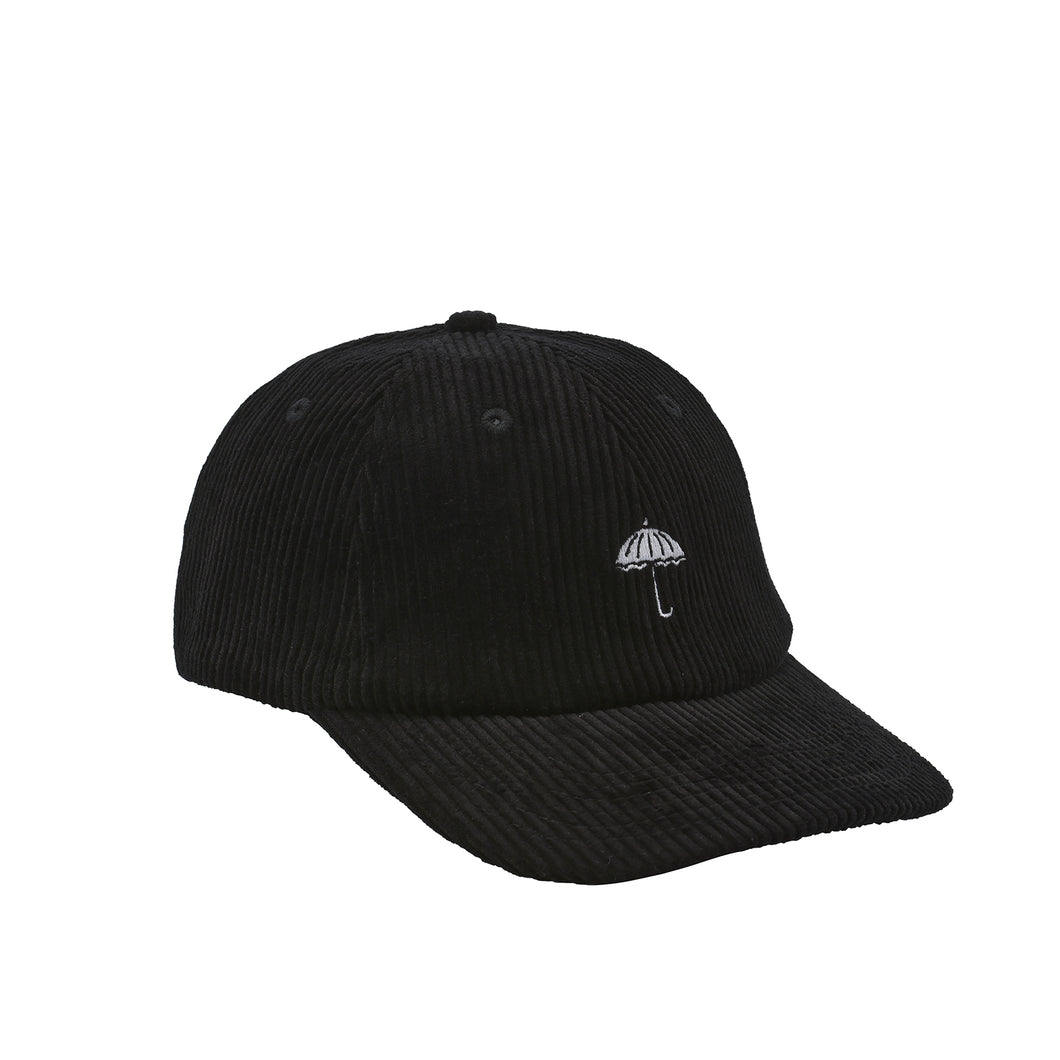 Hélas Classic Corduroy Cap Black