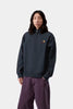 Carhartt WIP Half Zip American Script Sweat Deep Night