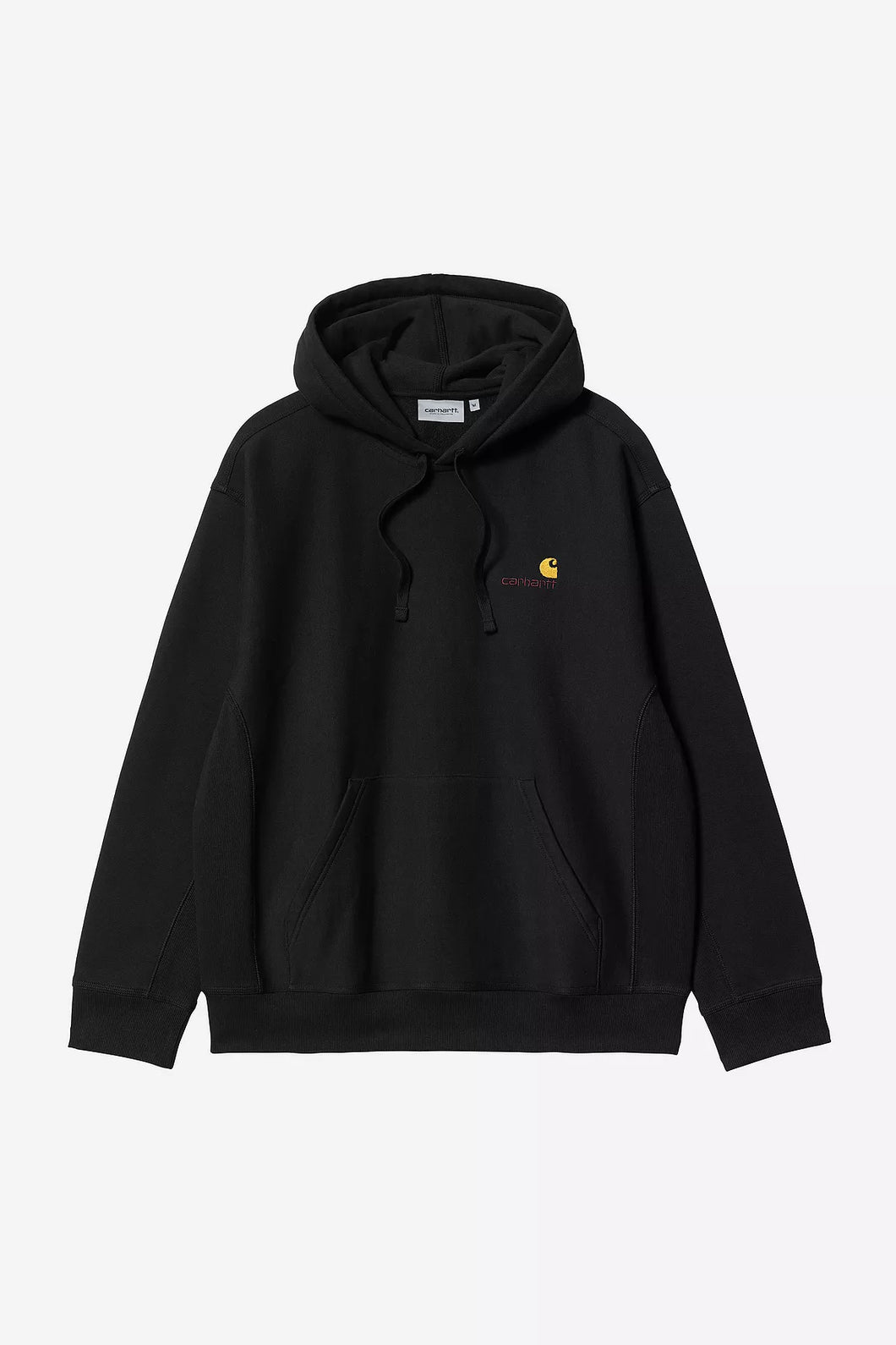 Carhartt WIP Hooded American Script Sweat Black