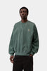 Carhartt WIP Vista Crewneck Sweater Dark Scarab Garment Dyed
