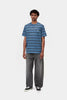 Carhartt Wip Landon Pant Robertson Black Marbele used Whased