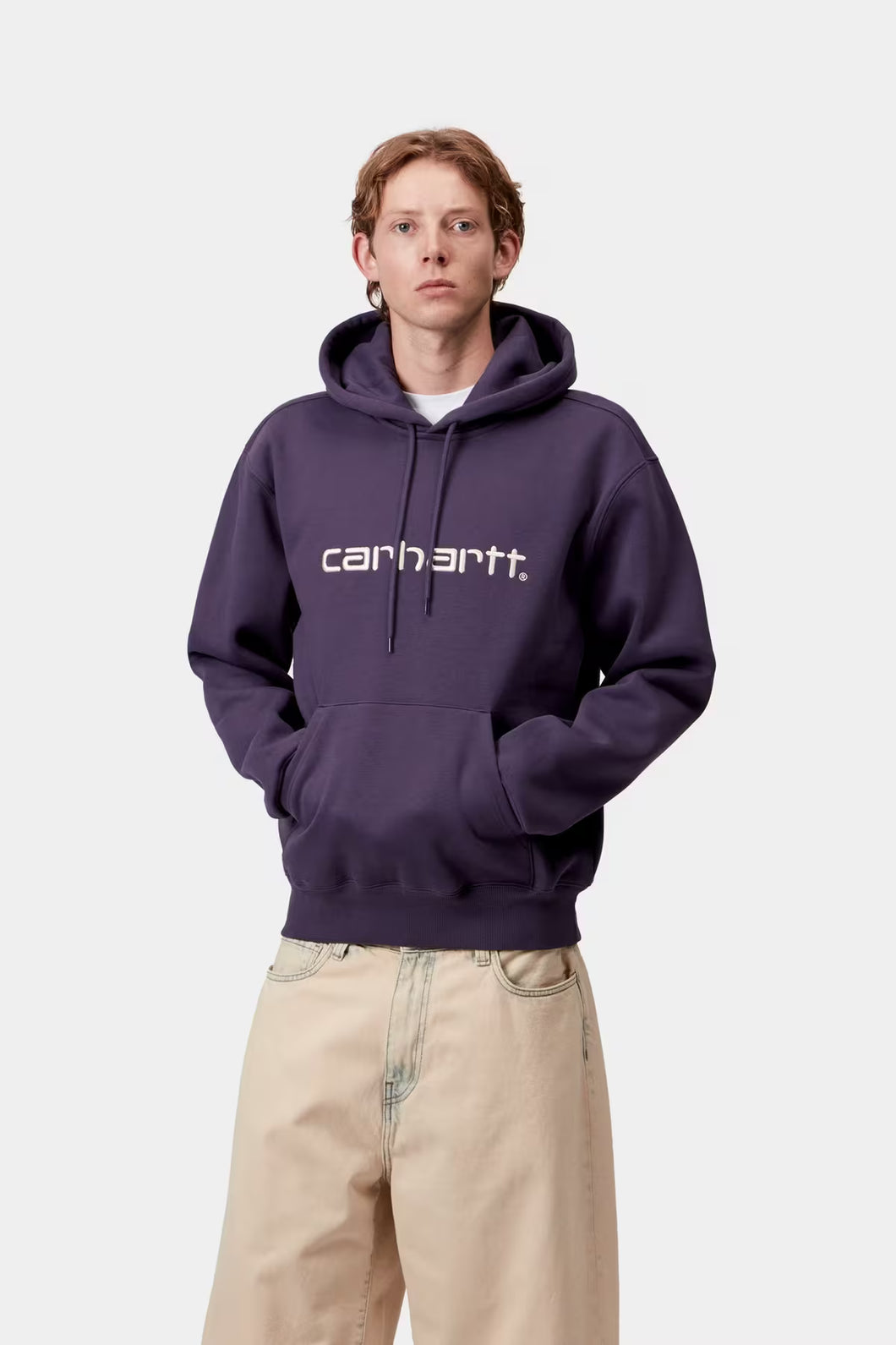 Carhartt WIP Hooded Carhartt Sweat Lokers/Salt