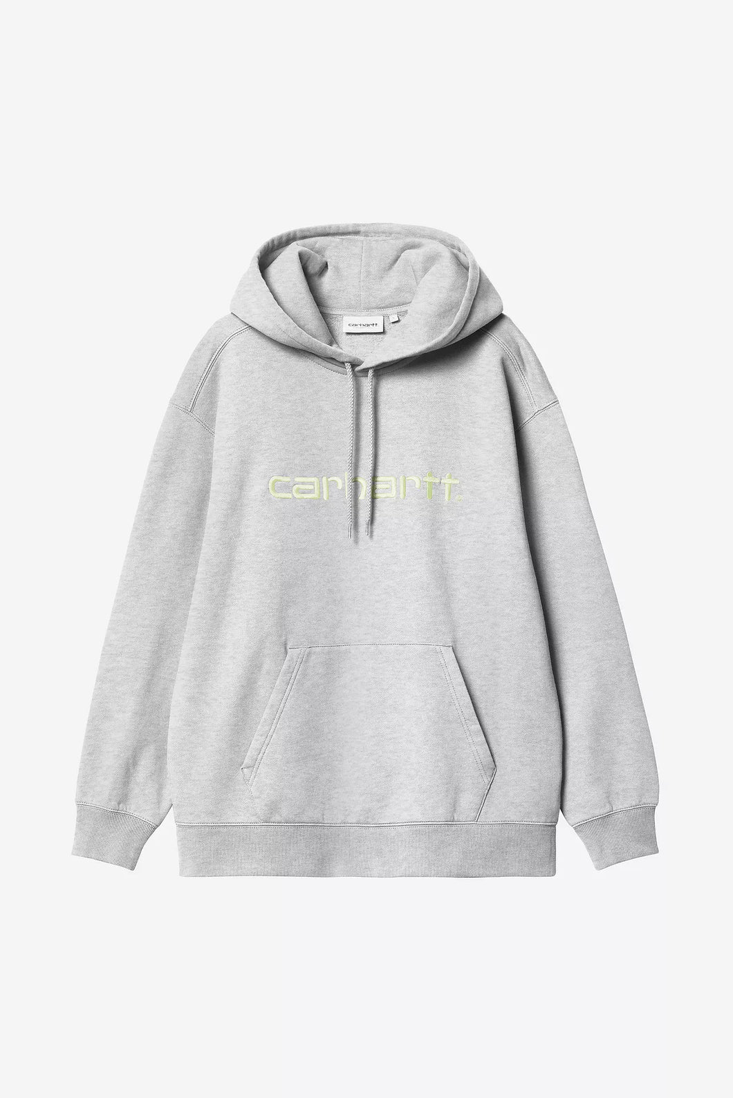 Carhartt WIP Hooded Carhartt Sweat Ash Heather/Air Green
