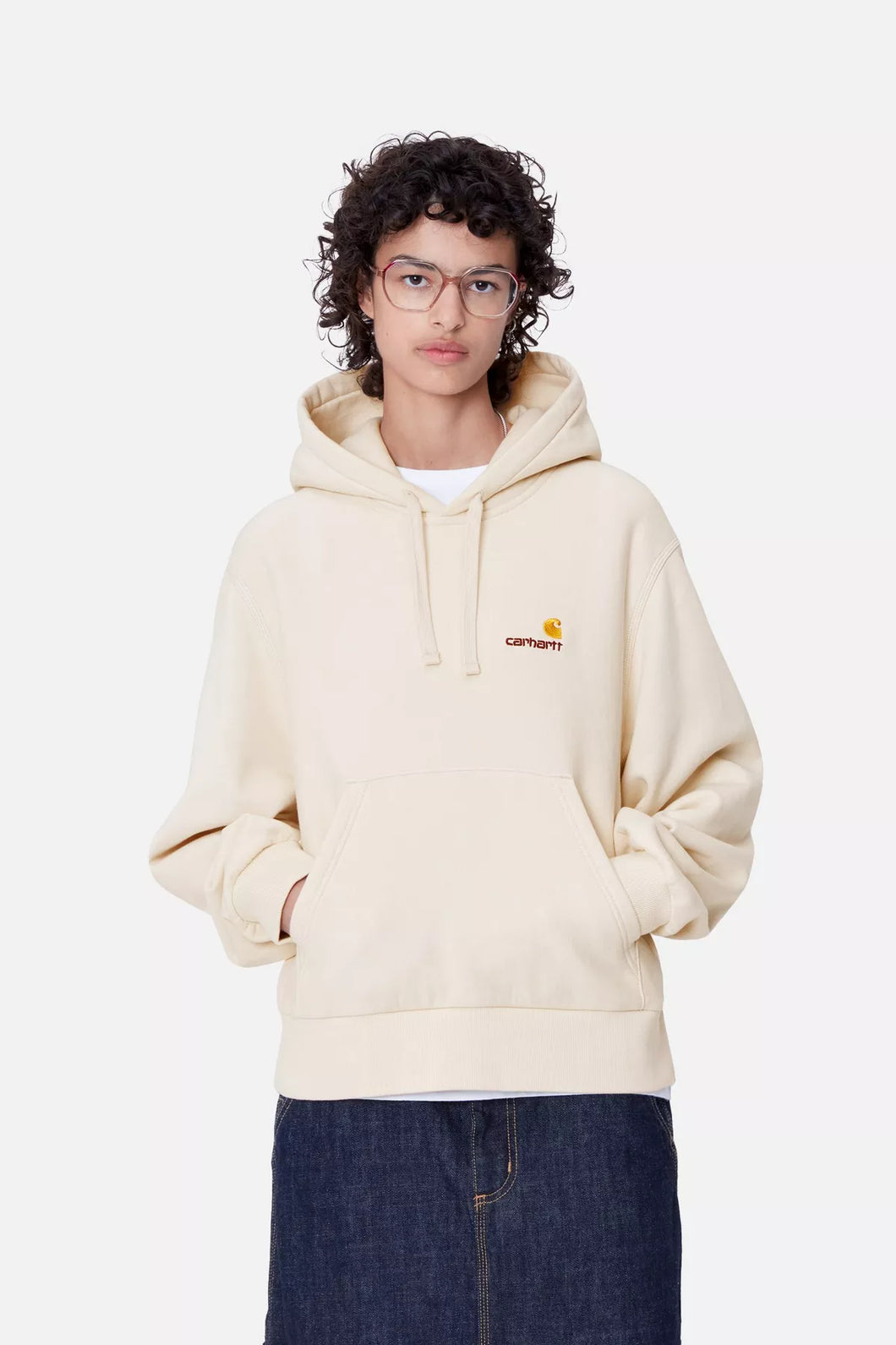 Carhartt WIP Hooded American Script Natural
