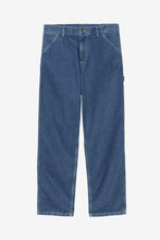 Load image into Gallery viewer, Carhartt Wip Single Knee Pant Blue Stone Washed
