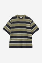 Load image into Gallery viewer, Carhartt WIP Malone T-shirt Malone Stripe/Brass
