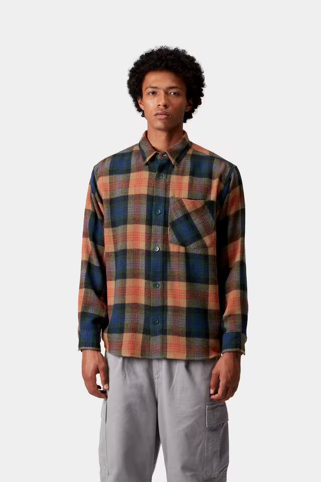 Carhartt Wip L/S Dern Shirt Dern Check Sycomore Tree