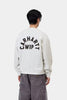 Carhartt WIP Arch Script Sweat Ash Heather/Dark Navy