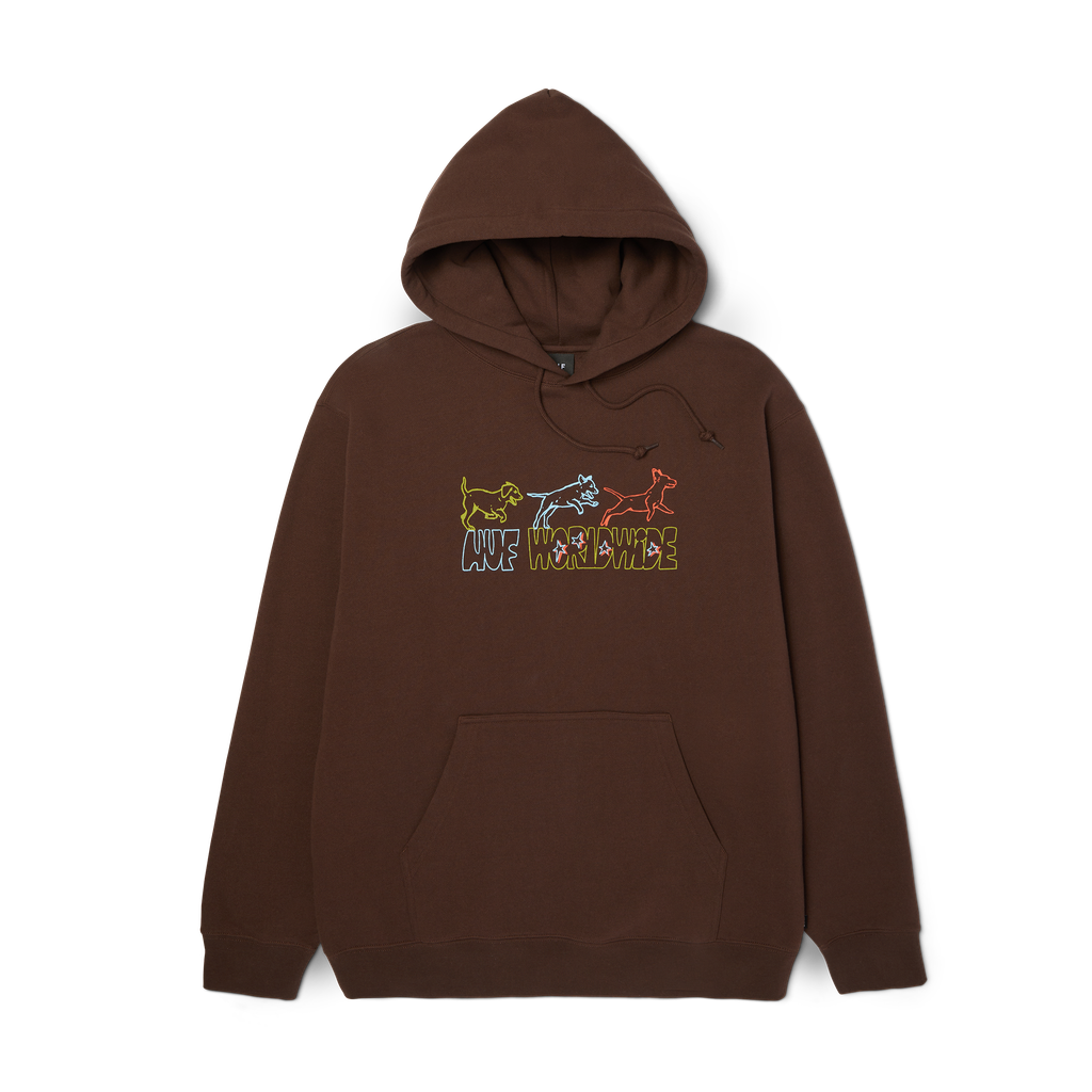 Huf Fetch Po Hoodie Chocolate