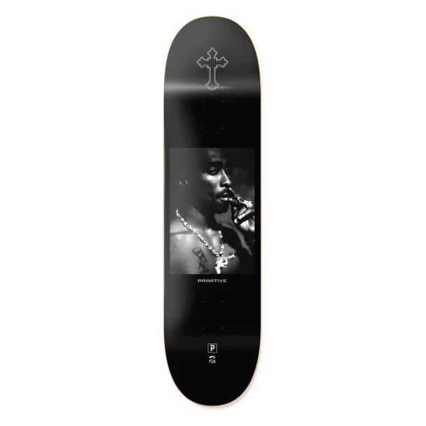 Primitive x Tupac Platinum Black Deck 8.25