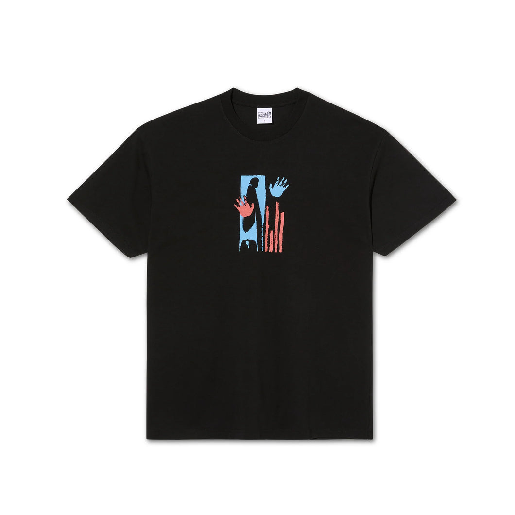Polar Sitting Hands T-shirt Black
