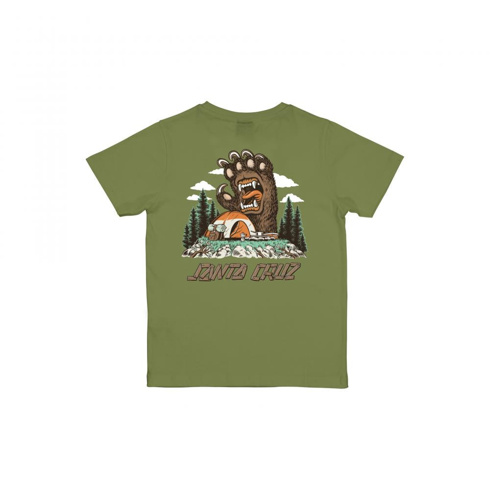 Santa Cruz Youth Screaming Grizzly T-shirt Iguana