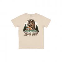 Santa Cruz Youth Screaming Grizzly T-shirt Beige