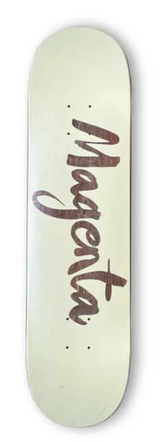 Magenta Big Brush Team Brown Logo Deck