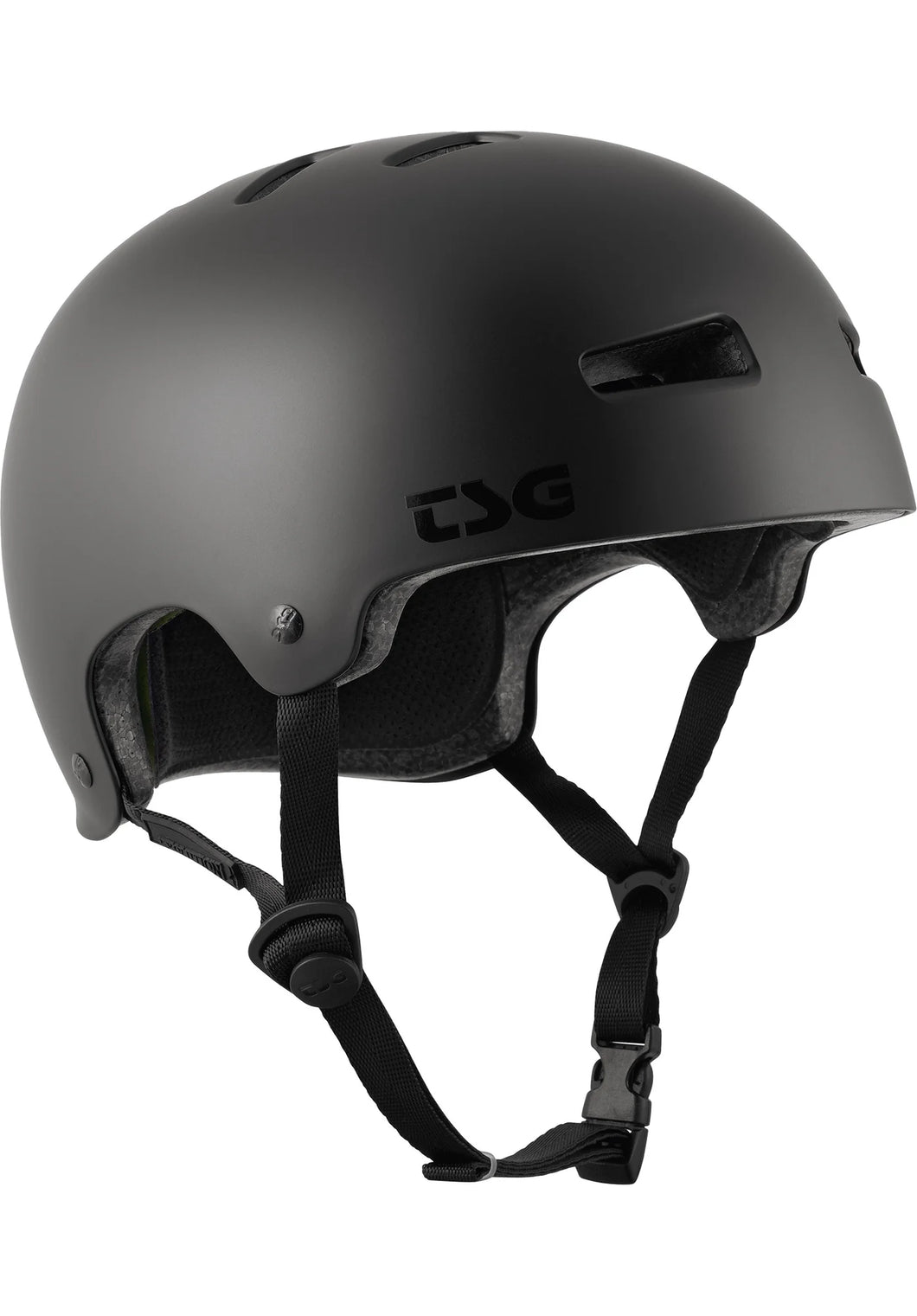 TSG Evolution Solid Color Helm Satin Dark Black