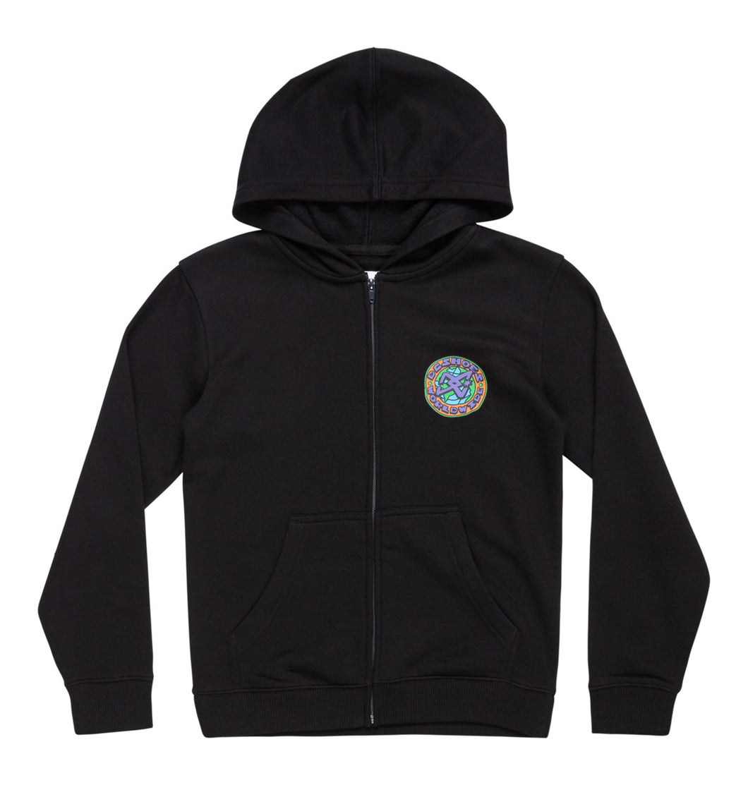 DC Kids Spinner Zip Hoodie Black