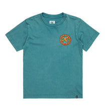 Load image into Gallery viewer, DC Boy Spinner T-shirt Deep Teal Acid Wash

