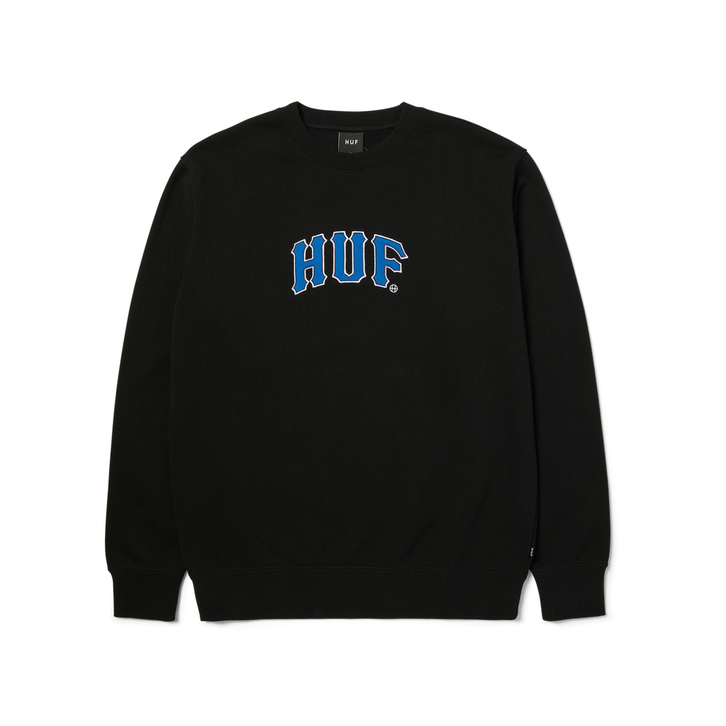 Huf Arch Applique Crewneck Black