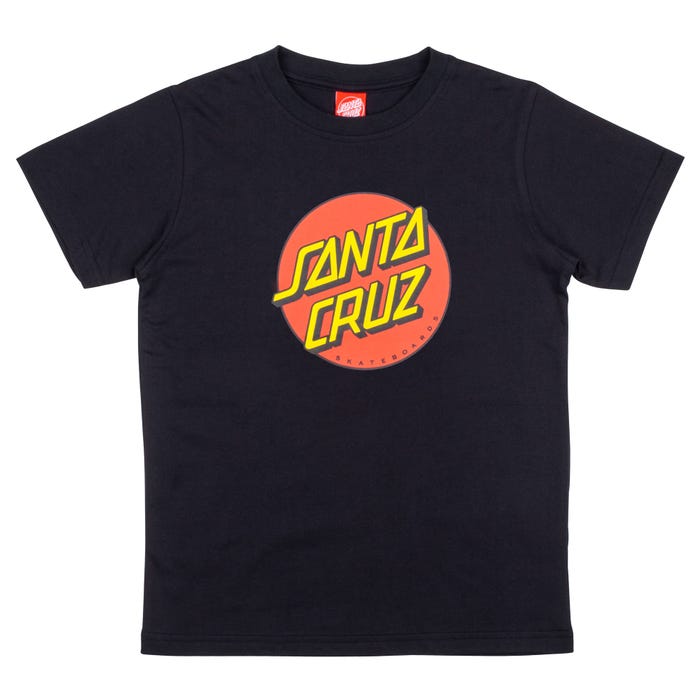 Santa Cruz Kids Classic Dott T-shirt Black