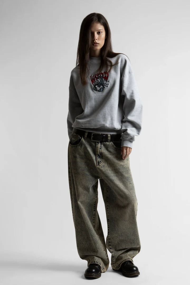 Wasted Paris Bane Crewnack Ash Grey