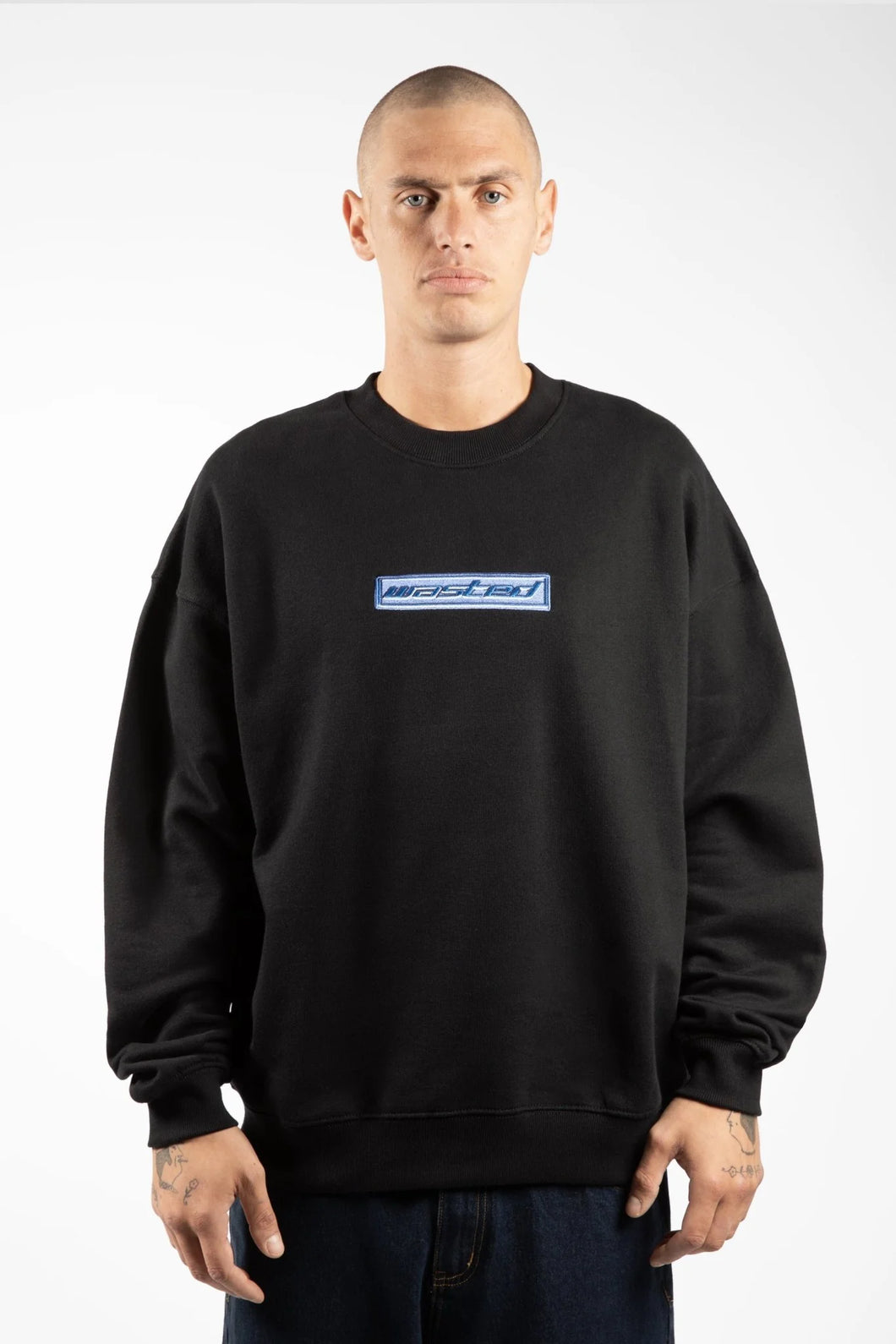 Wasted Paris Pulse Crewneck Black