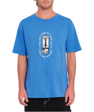 Volcom Time Of Your Life T-shirt Blue