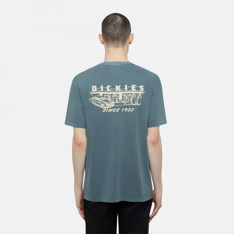 Dickies Service Station T-shirt Blue Grey