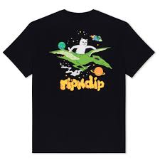 RipNdip Space bird T-shirt  Black