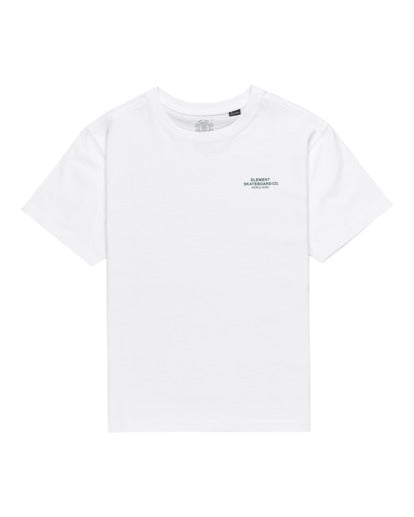 Element Kids Skateboard T-shirt White