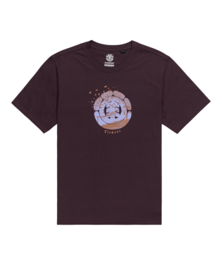 Element Flock T-shirt Purple