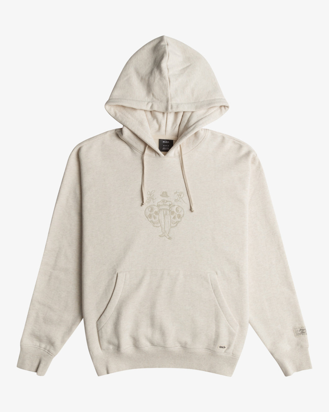 Rvca Invinsible Man Hoodie Beige