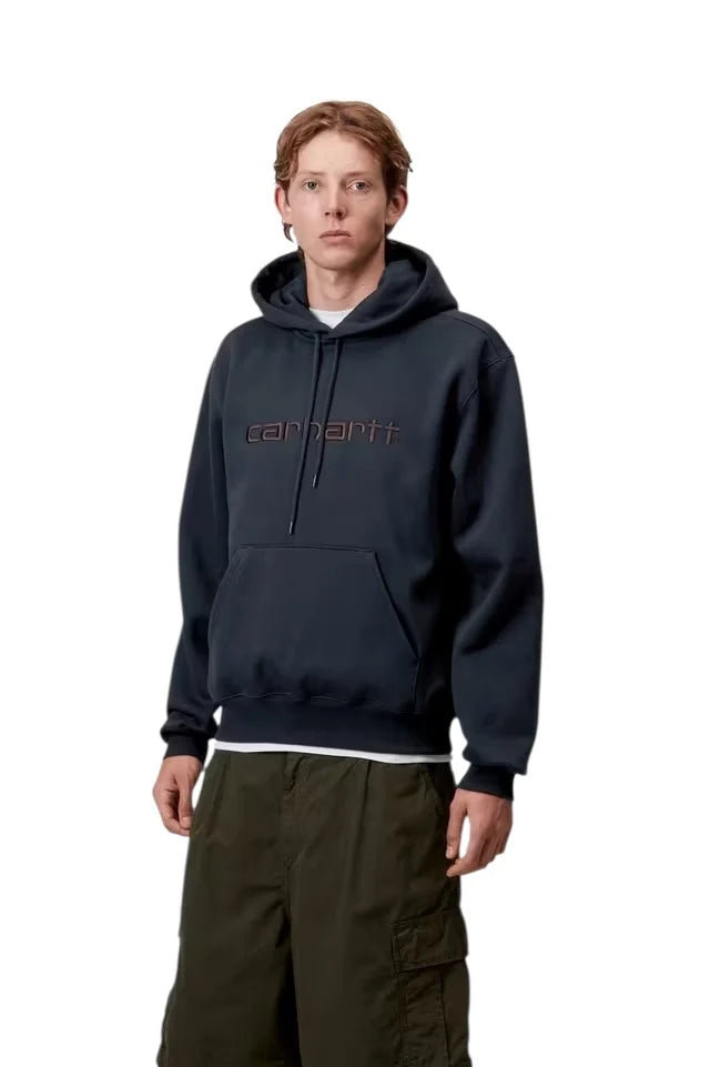 Carhartt WIP Hooded Carhartt Sweat Deep Night/Palisander