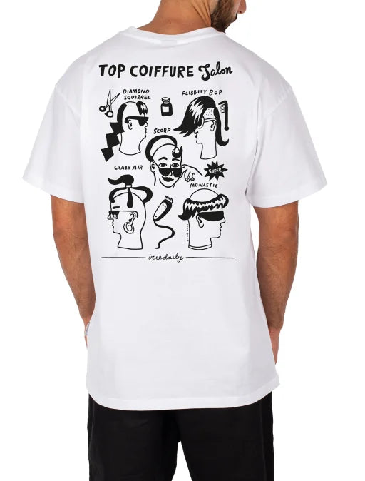 IrieDaily Top Coiffure T-shirt White