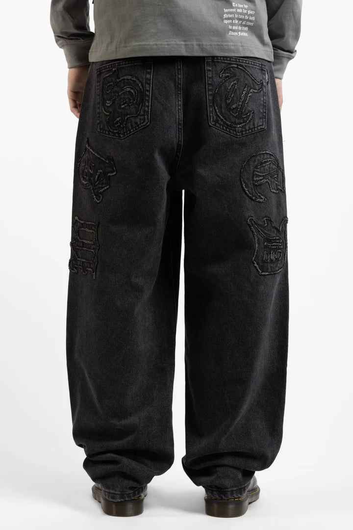 Wasted Paris Kingdom Curve Destroy Casper Pant Faded Black