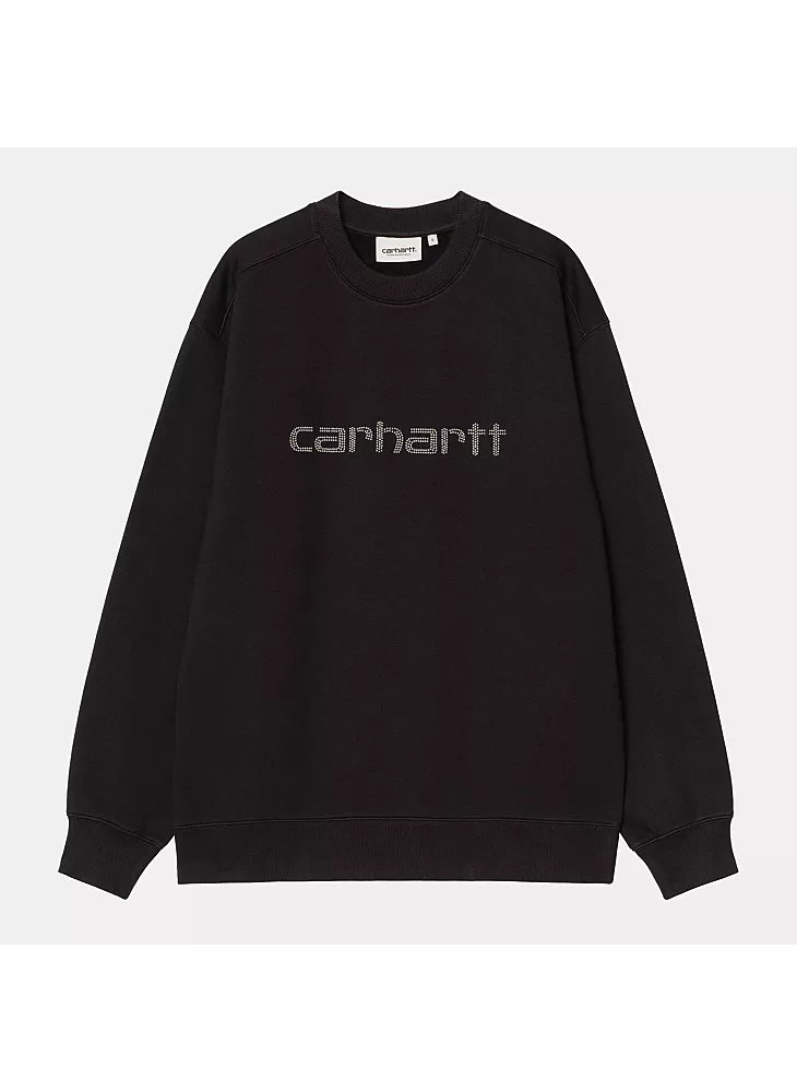 Carhartt WIP Rivet Script Sweat Black