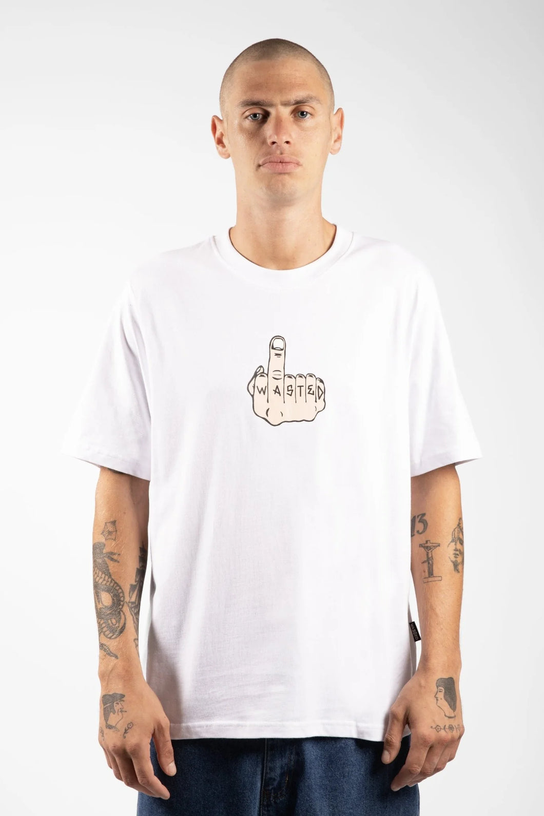 Wasted Paris Middle T-shirt White